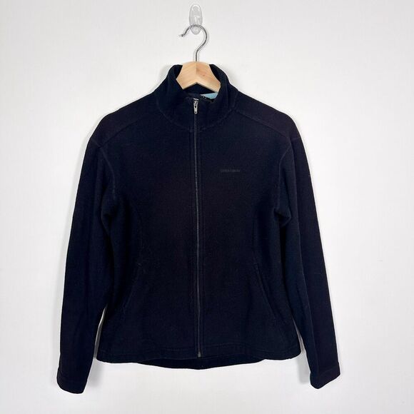 Patagonia Jackets & Blazers - Vinatge Women's Patagonia Synchilla Full Zip Fleece Jacket Black Sz Medium